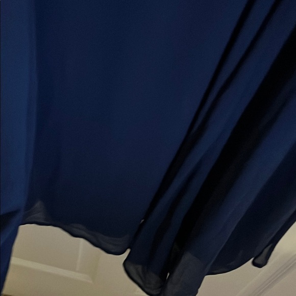 Torrid Elegant Blue Sheer and Lace Dress Size 18 - Picture 5 of 12